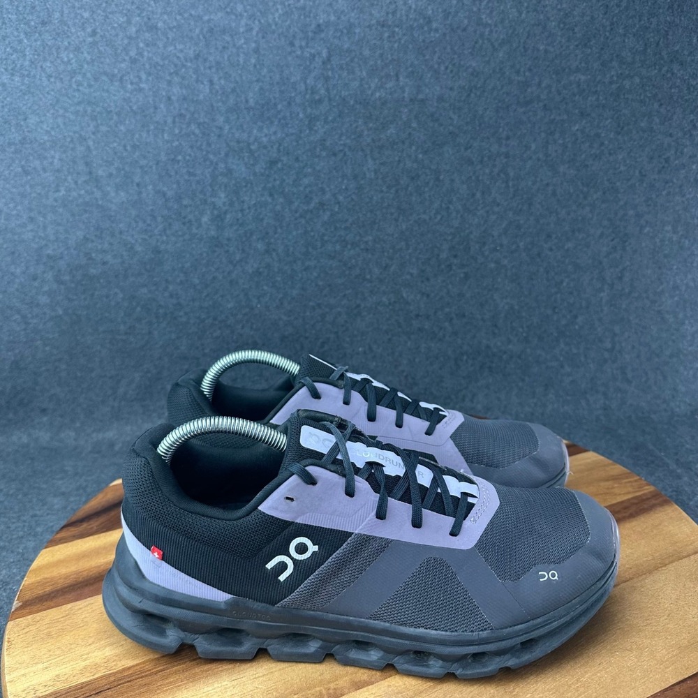 On Cloudrunner Women Running Shoes Iron Black 46.98077 US 10